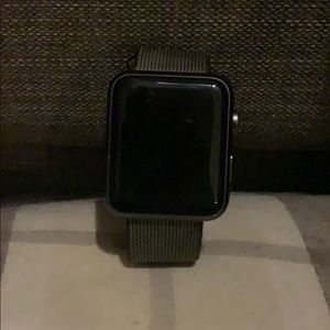 AppleWatchSeries2 42MM SpaceGray, Black Nylon Band
